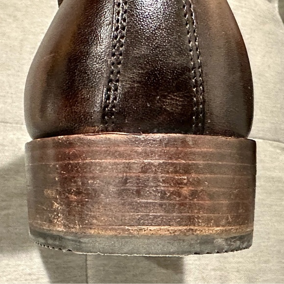 ECCO Men’s Stealth Artisan Chelsea Brown Leather Boots Size 10 - Picture 9 of 10